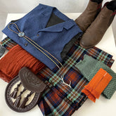 Scottish 8-yard kilt in Black Watch tartan for sale